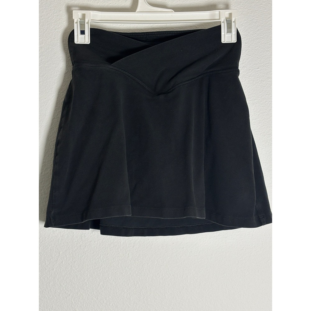 PINK Victoria's Secret Black‎ Crossover V-Waist Athletic Skort XS